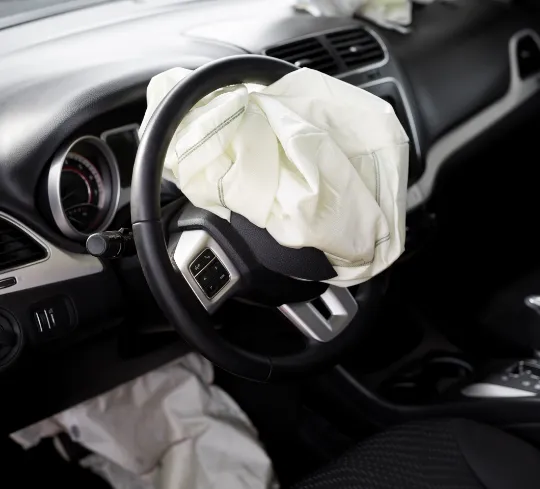 Airbag that has been deployed